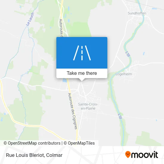 Rue Louis Blériot map