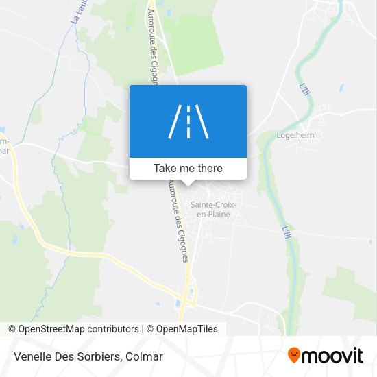 Venelle Des Sorbiers map