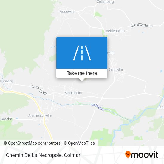 Chemin De La Nécropole map