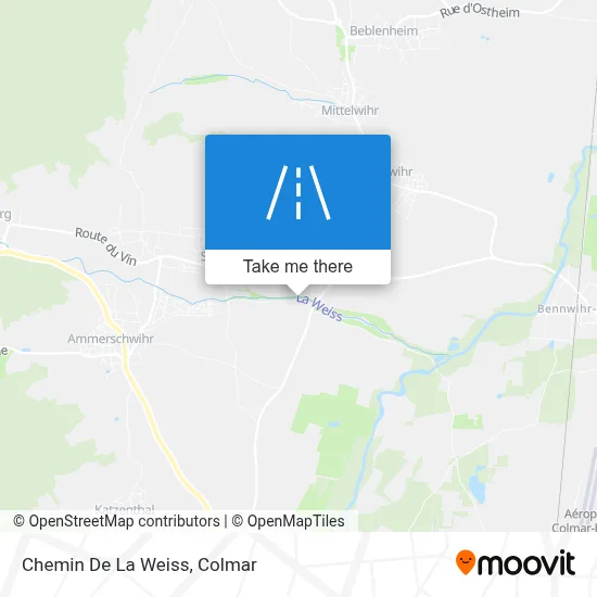 Chemin De La Weiss map