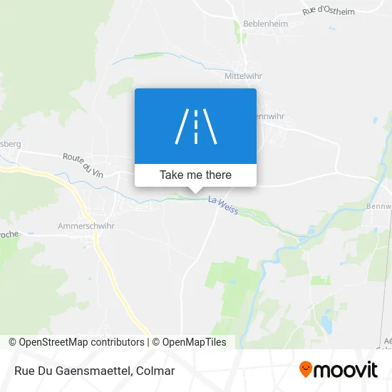 Mapa Rue Du Gaensmaettel