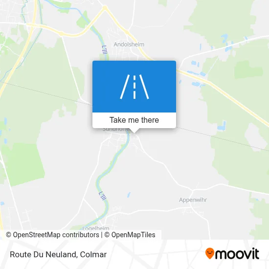 Route Du Neuland map