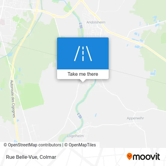Rue Belle-Vue map