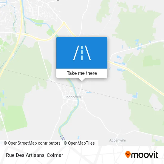 Mapa Rue Des Artisans