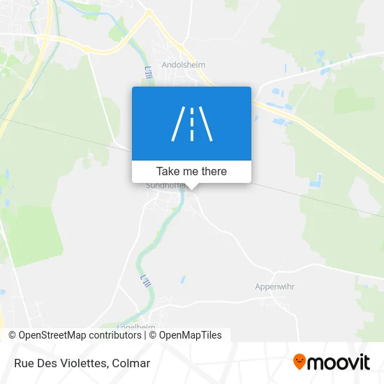 Rue Des Violettes map