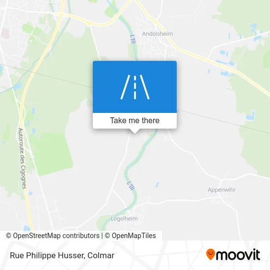 Rue Philippe Husser map