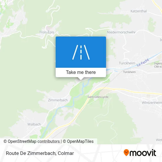 Route De Zimmerbach map