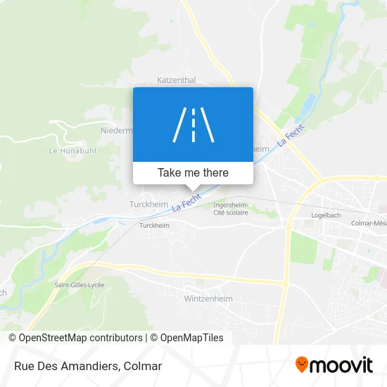 Rue Des Amandiers map