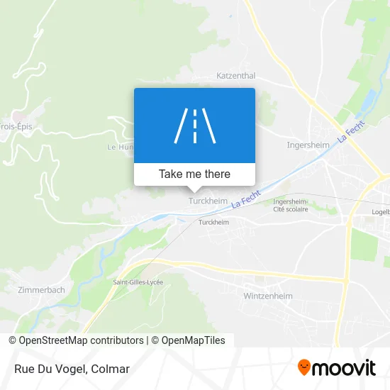Rue Du Vogel map