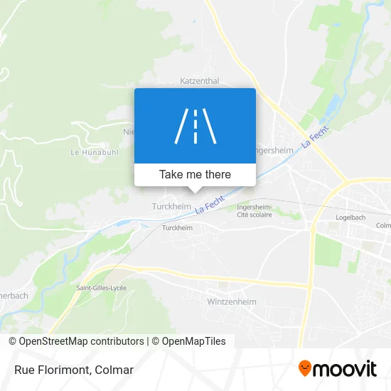 Rue Florimont map
