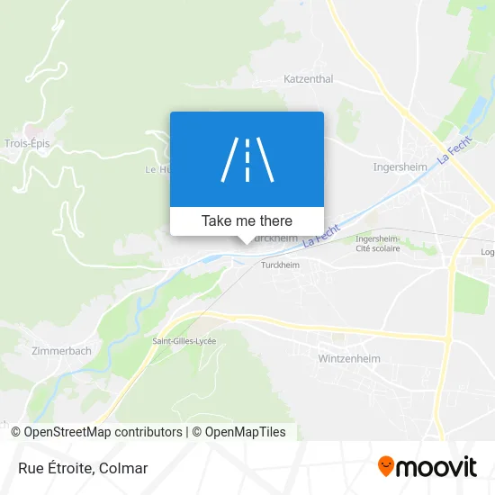 Rue Étroite map