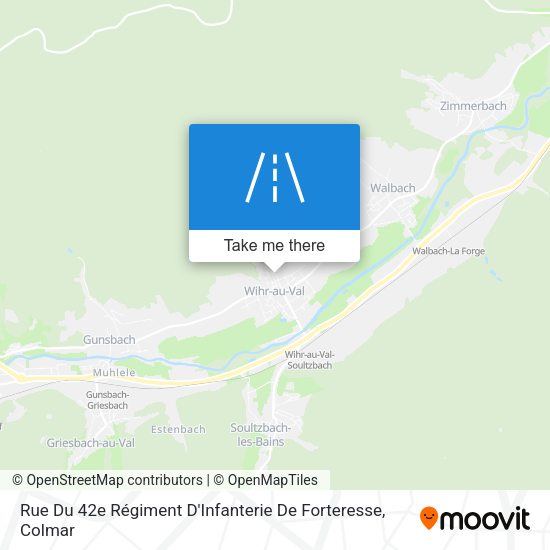 Rue Du 42e Régiment D'Infanterie De Forteresse map