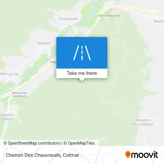 Chemin Des Cheuvreuils map
