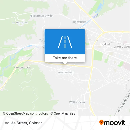 Rue De La Vallée map