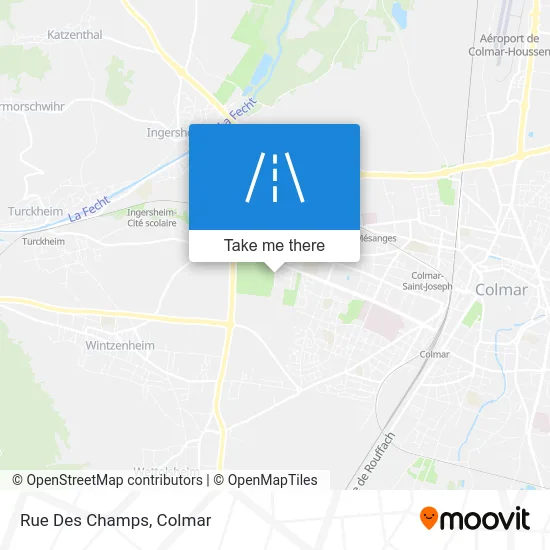 Rue Des Champs map