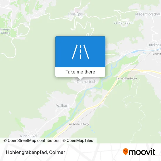 Hohlengrabenpfad map