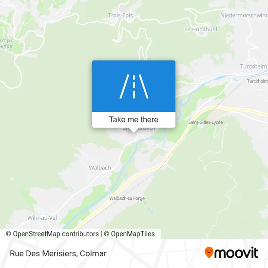 Mapa Rue Des Merisiers