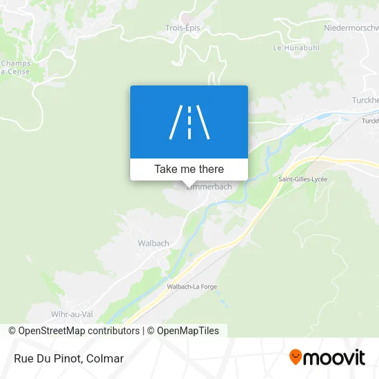 Rue Du Pinot map