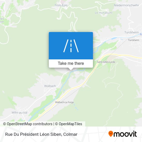 Rue Du Président Léon Siben map