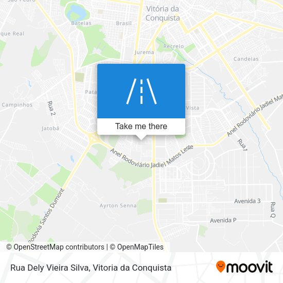 Rua Dely Vieira Silva map