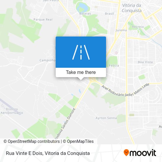 Rua Vinte E Dois map