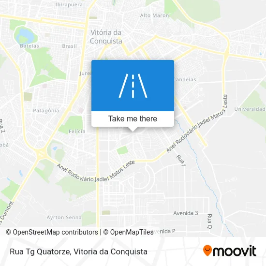 Rua Tg Quatorze map