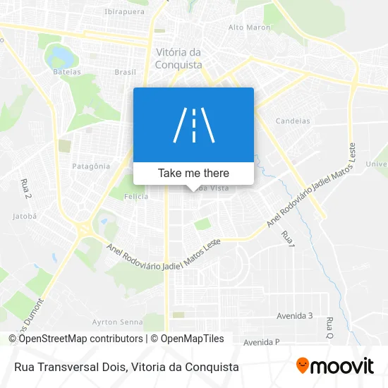 Rua Transversal Dois map