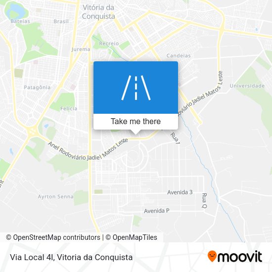 Via Local 4l map