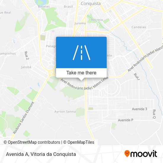 Avenida A map