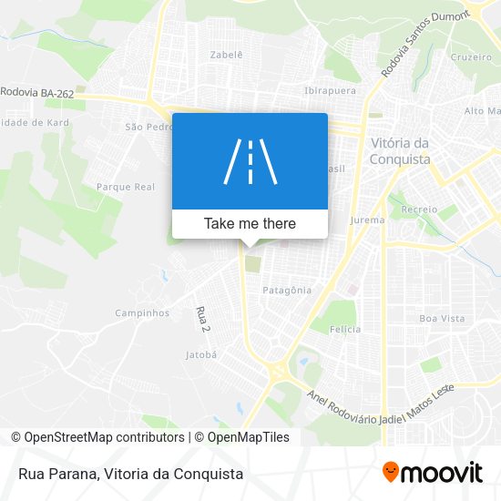Rua Parana map
