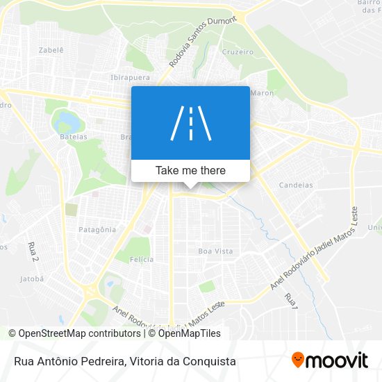 Rua Antônio Pedreira map