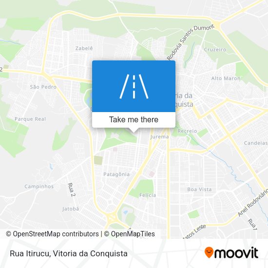 Rua Itirucu map