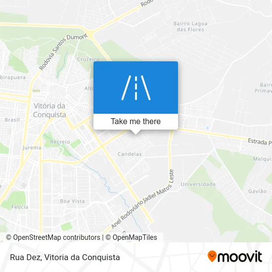 Rua Dez map