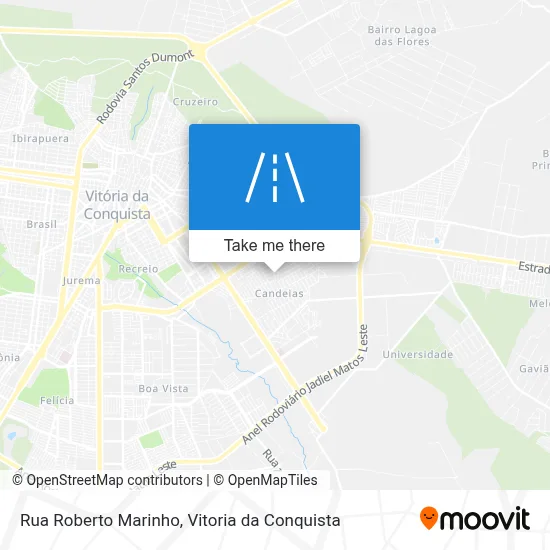 Rua Roberto Marinho map
