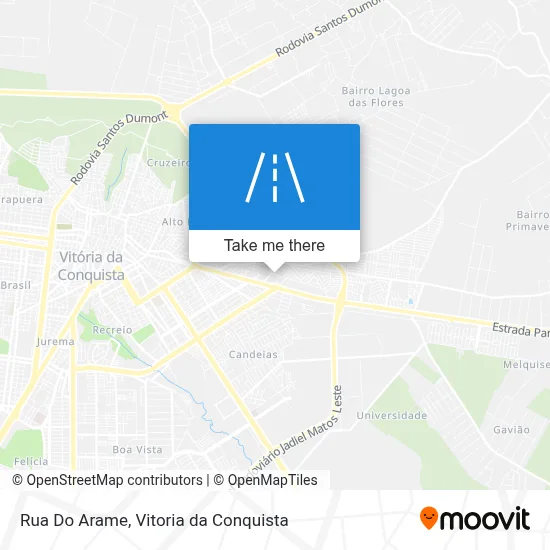 Rua Do Arame map