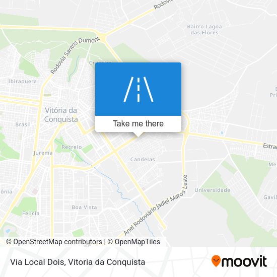 Via Local Dois map