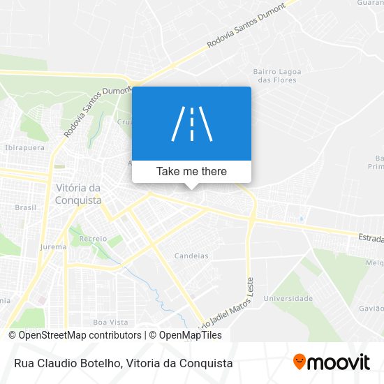 Rua Claudio Botelho map
