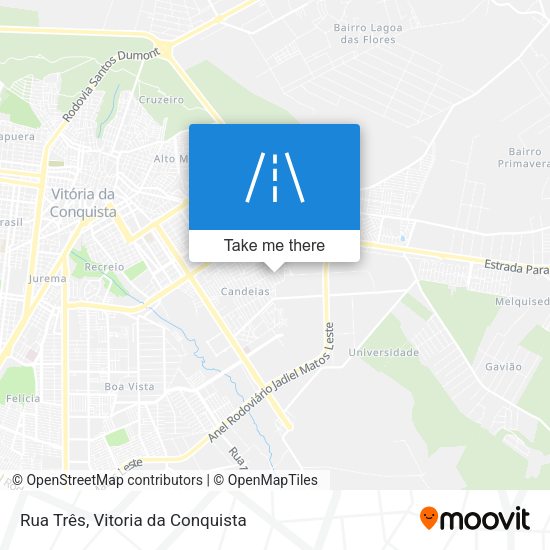 Rua Três map