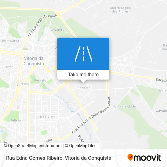 Rua Edna Gomes Ribeiro map