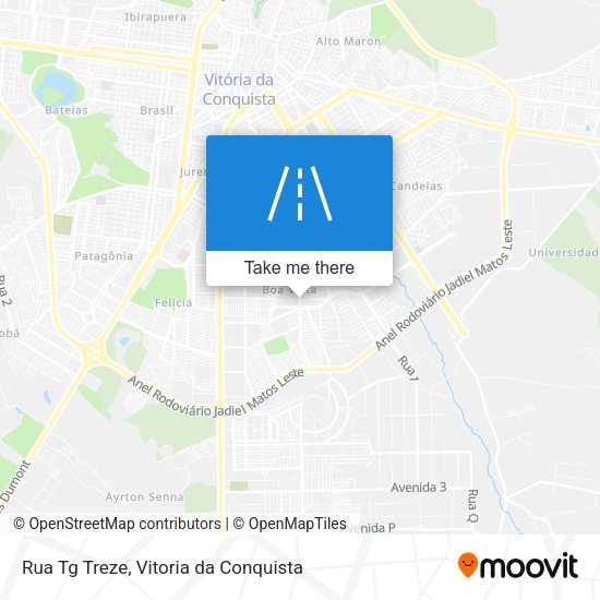 Rua Tg Treze map
