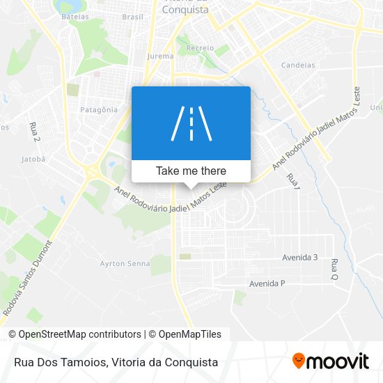 Rua Dos Tamoios map