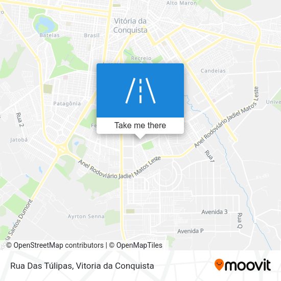 Rua Das Túlipas map