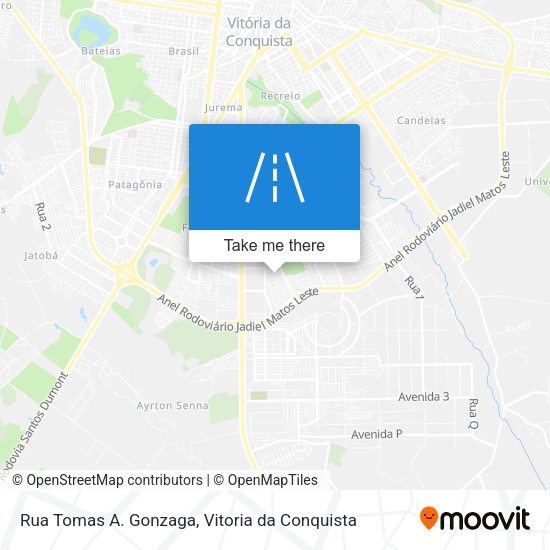 Rua Tomas A. Gonzaga map