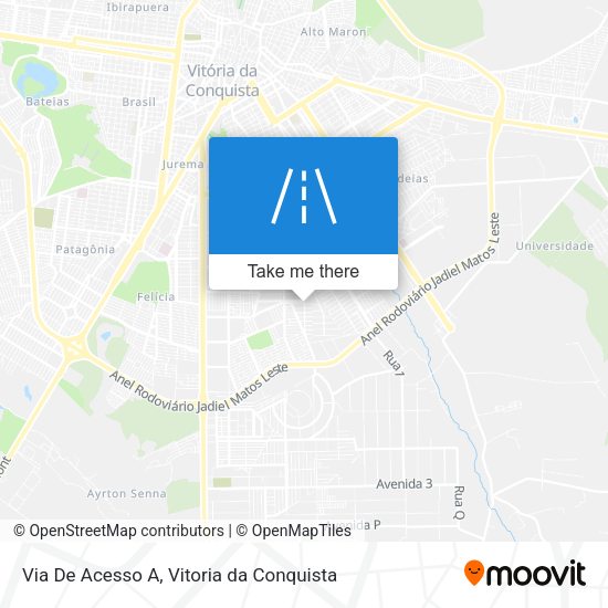 Via De Acesso A map