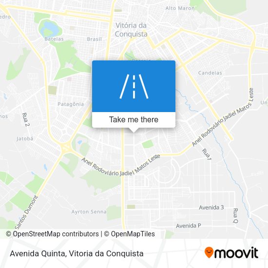 Avenida Quinta map
