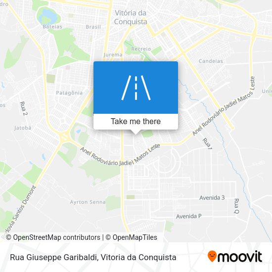 Rua Giuseppe Garibaldi map
