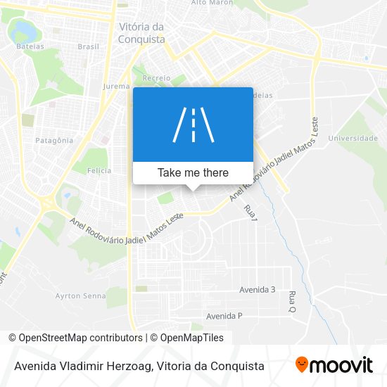 Avenida Vladimir Herzoag map
