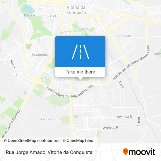Rua Jorge Amado map