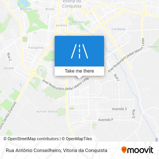 Rua Antônio Conseilheiro map