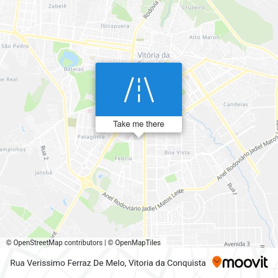 Rua Verissimo Ferraz De Melo map